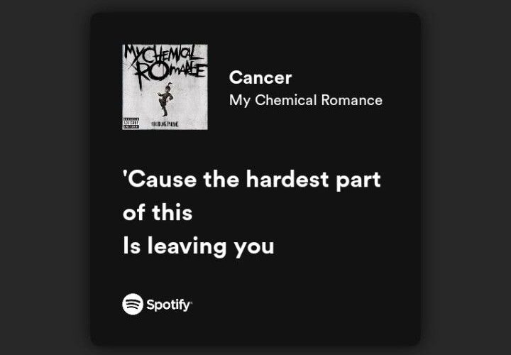 Makna Lagu Cancer My Chemical Romance dan Cerita Emosional di Baliknya